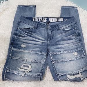 Vintage Reunion Gypsy Boho Skinny Jeans